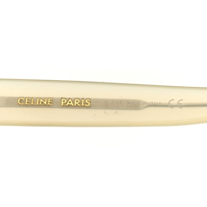 Celine Acetate Studded Round Sunglasses CL40170I White 6 of 7
