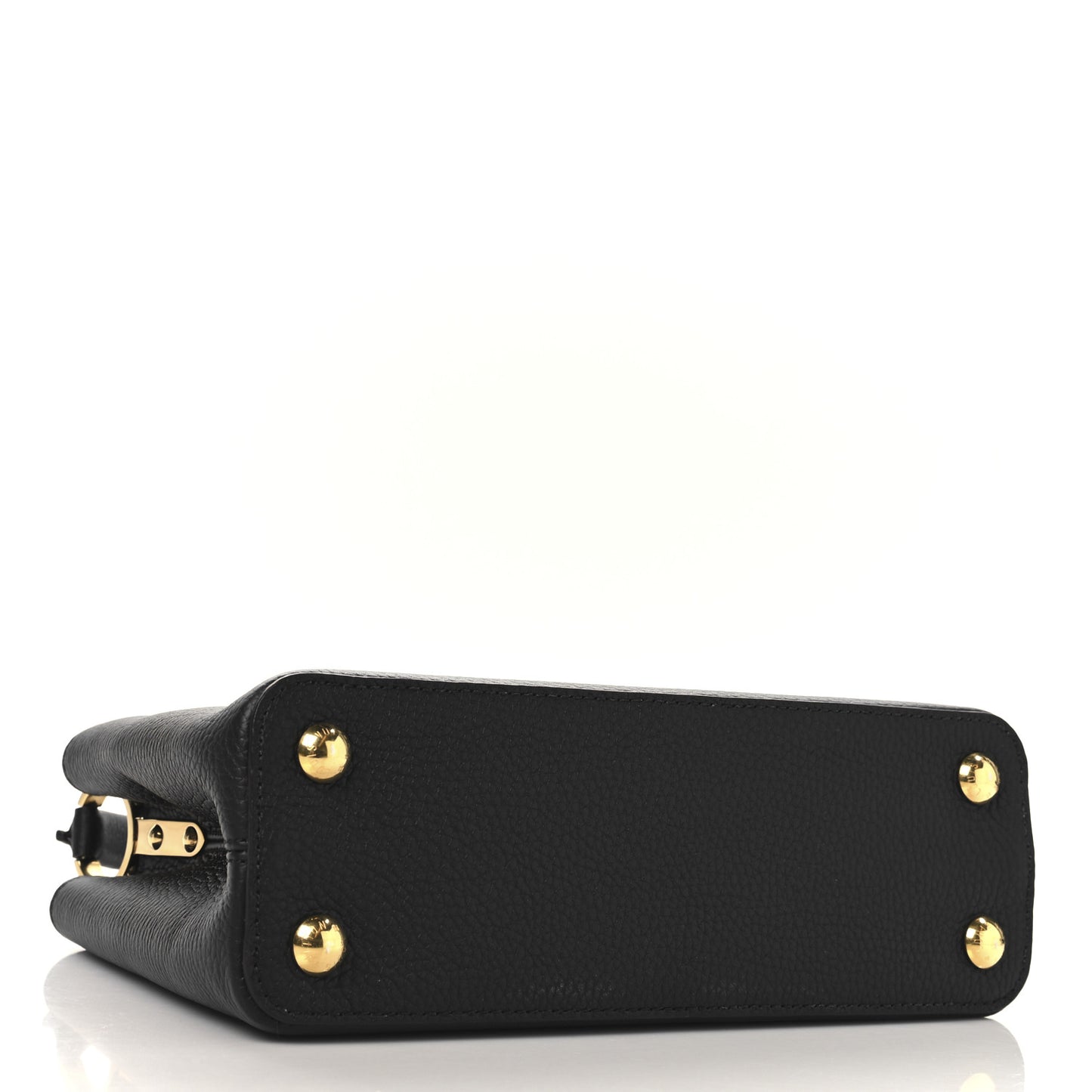 Taurillon Capucines BB Black Fuchsia