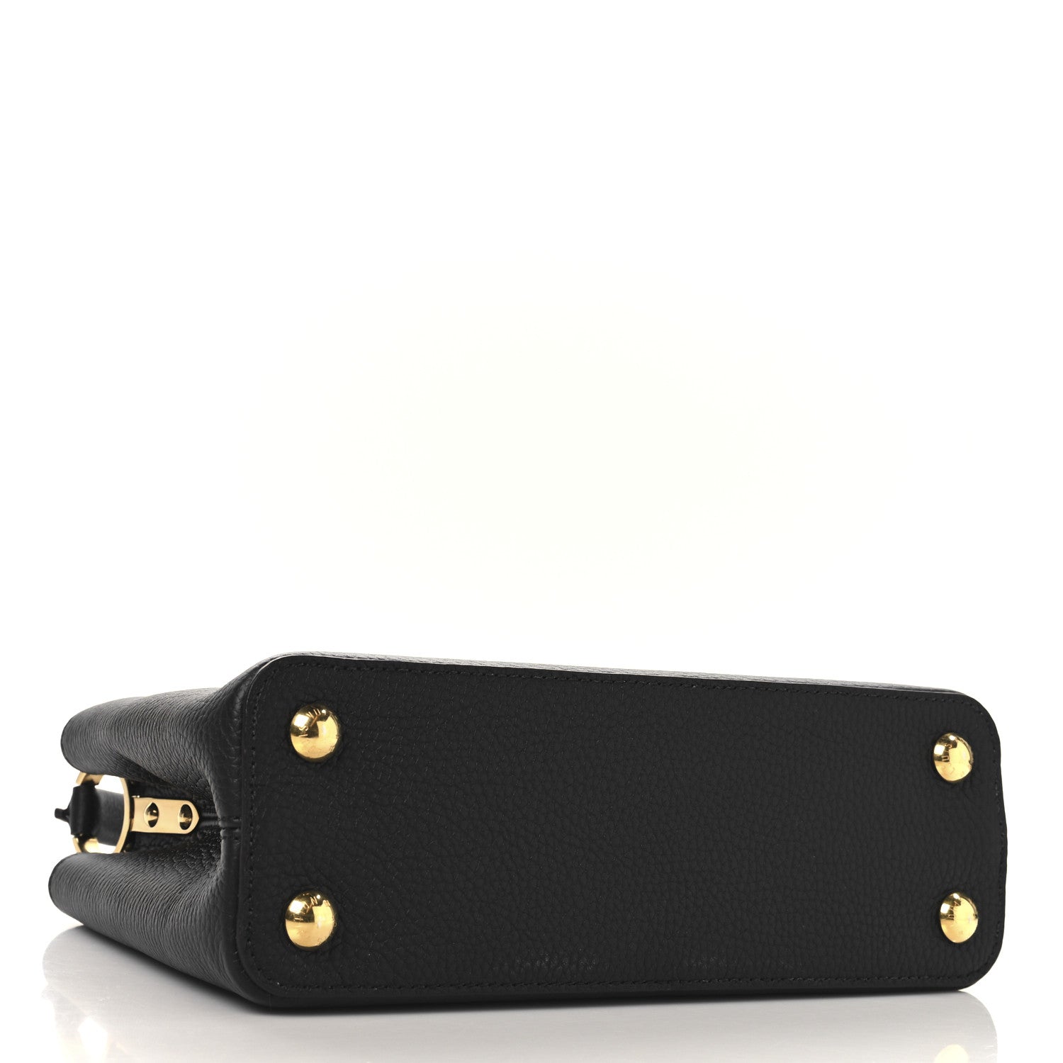 Louis Vuitton Taurillon Capucines BB Black Fuchsia 4 of 9