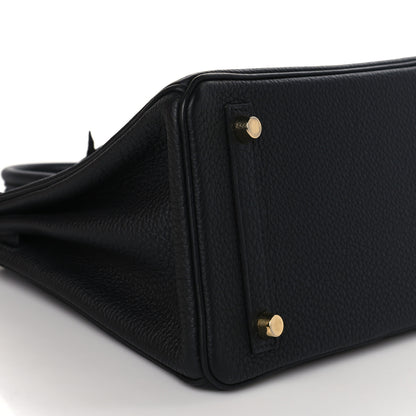 Hermes Togo Birkin 25 Black 8 of 10