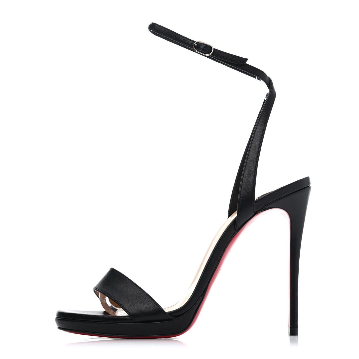 Nappa Loubi Queen 100 Sandals 36 Black