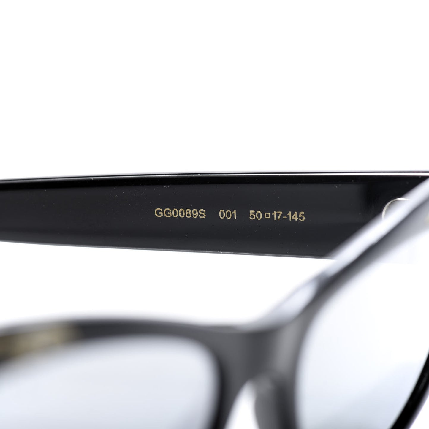 Acetate Cat Eye GG0089S Sunglasses Black