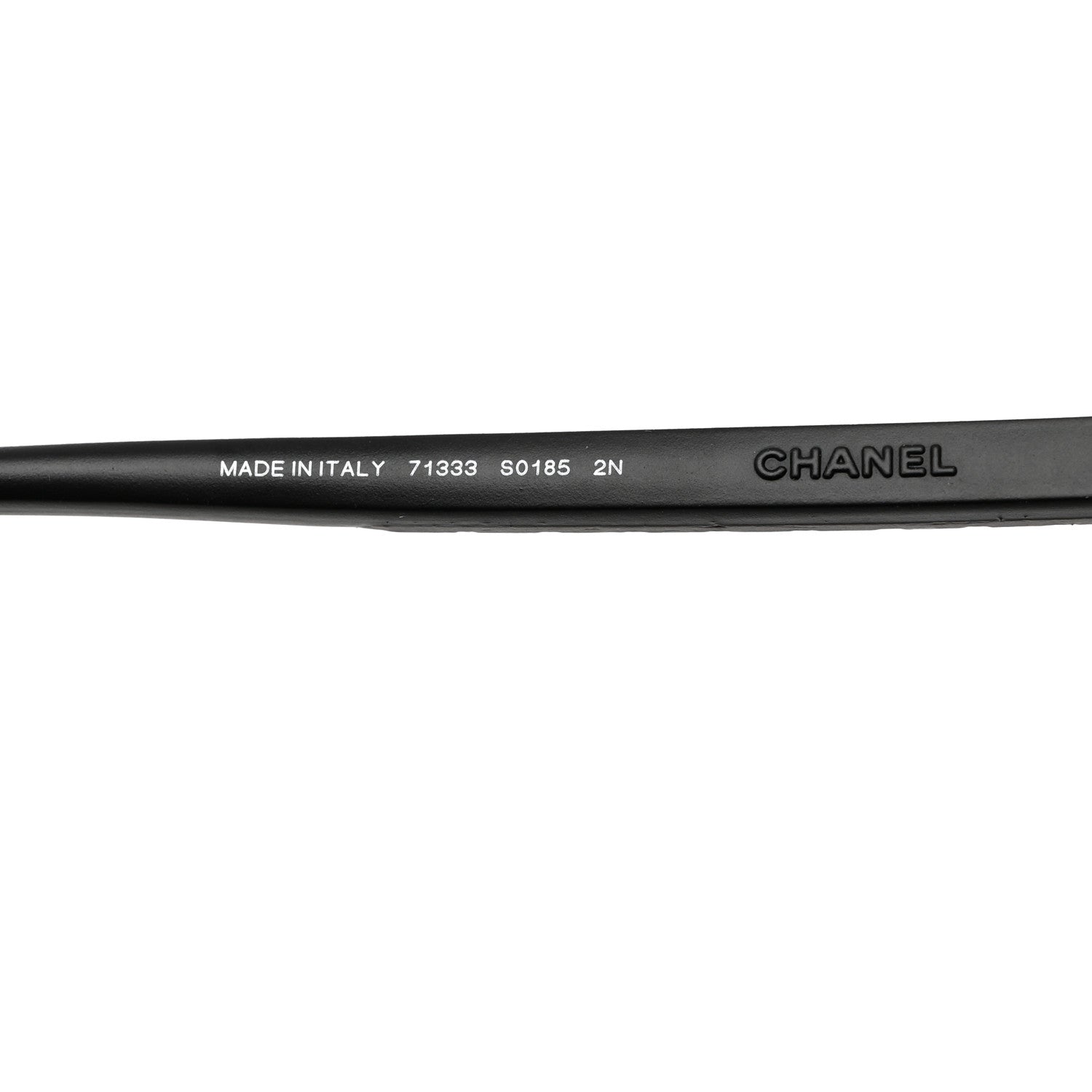 Chanel Acetate Wood Rubber Square Sunglasses S0185 Black 5 of 8
