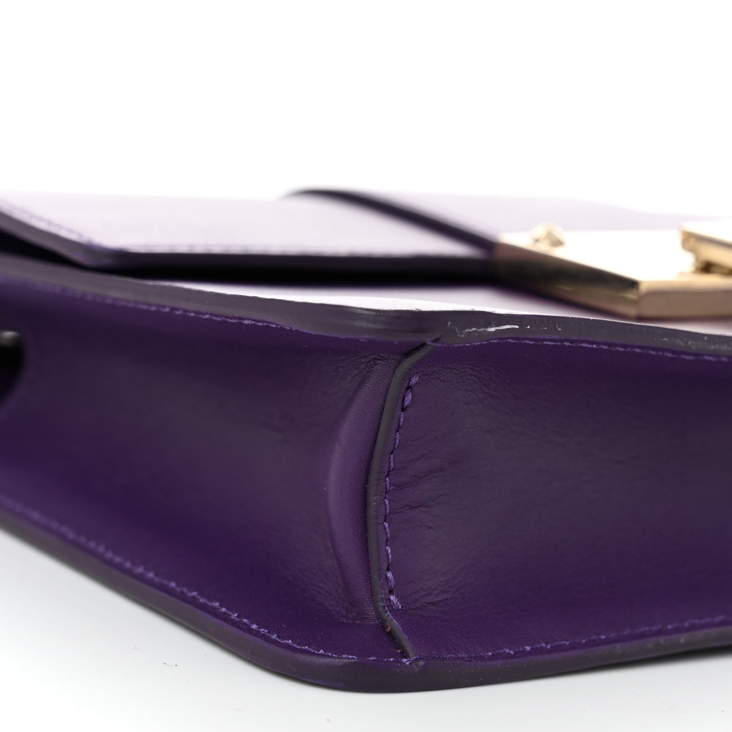 Smooth Calfskin Rebel Crossbody Bag Purple