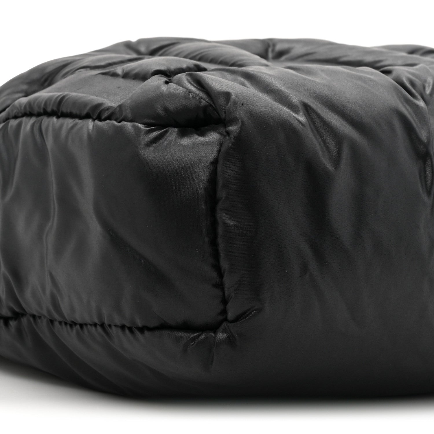 Chanel Nylon Tweed Coco Neige Messenger Bag Black 10 of 10