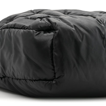 Chanel Nylon Tweed Coco Neige Messenger Bag Black 10 of 10