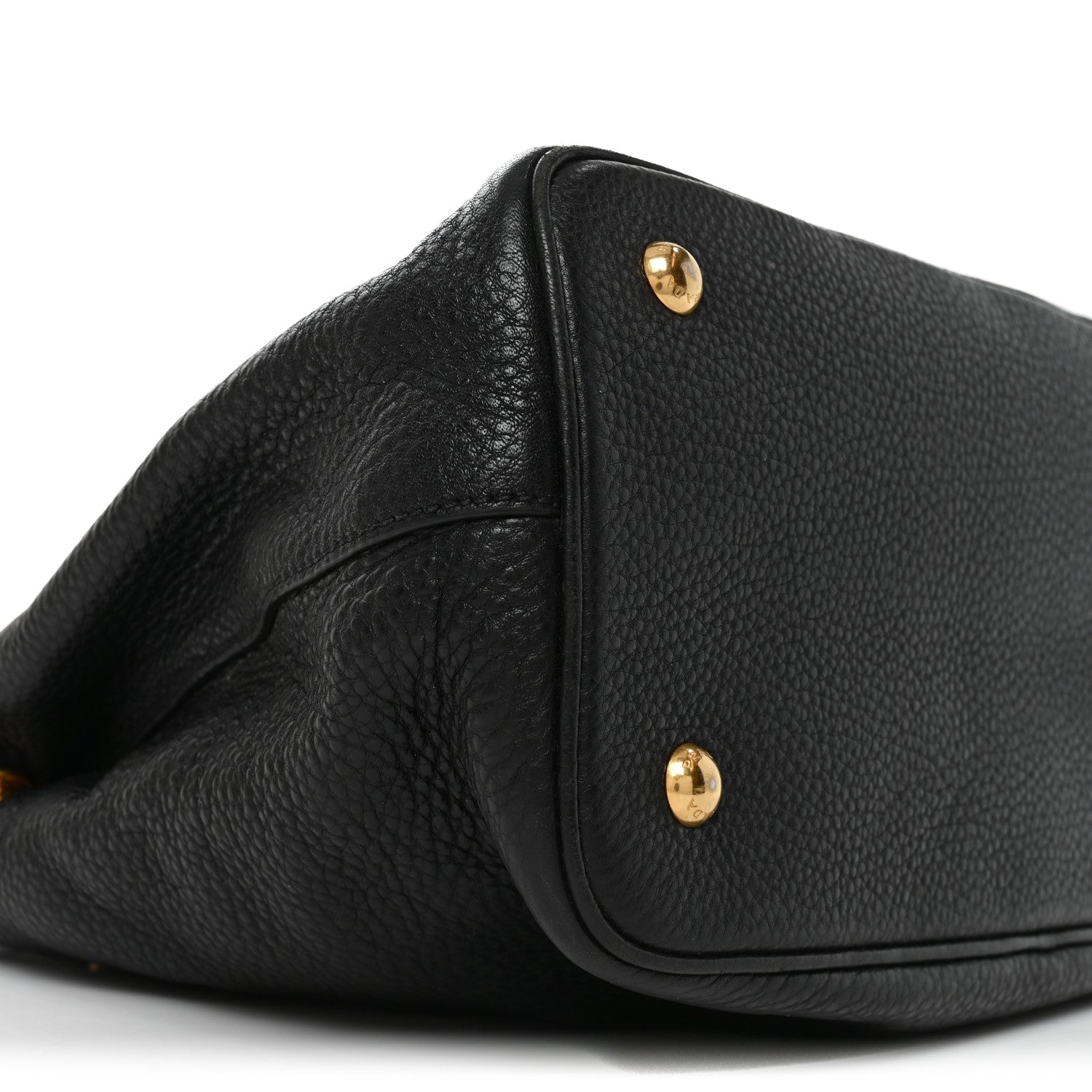 Prada Vitello Phenix Top Handle Bag Black 8 of 9