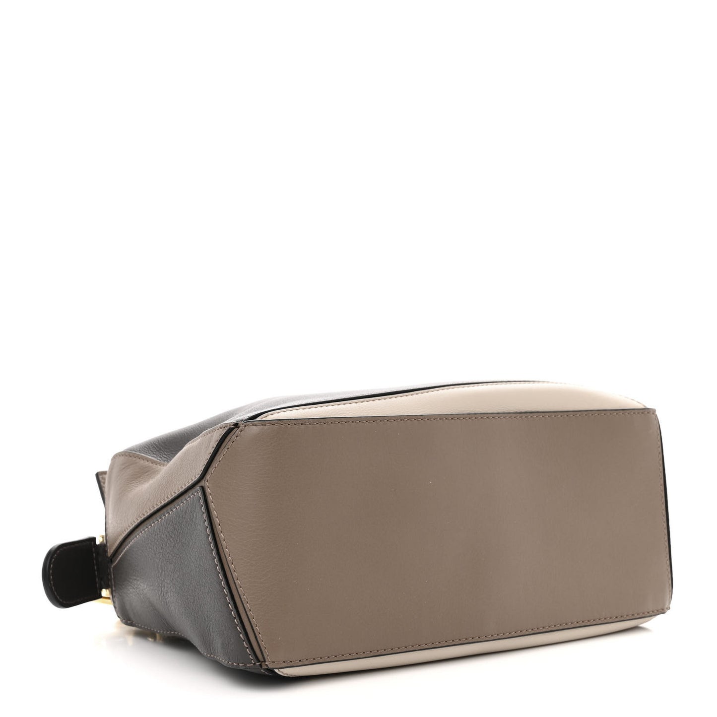 Calfskin Small Puzzle Bag Brown Dark Taupe