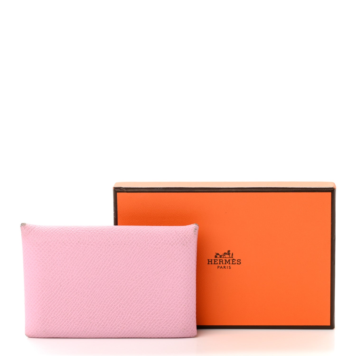 Hermes Epsom Calvi Card Case Mauve Sylvestre 9 of 9