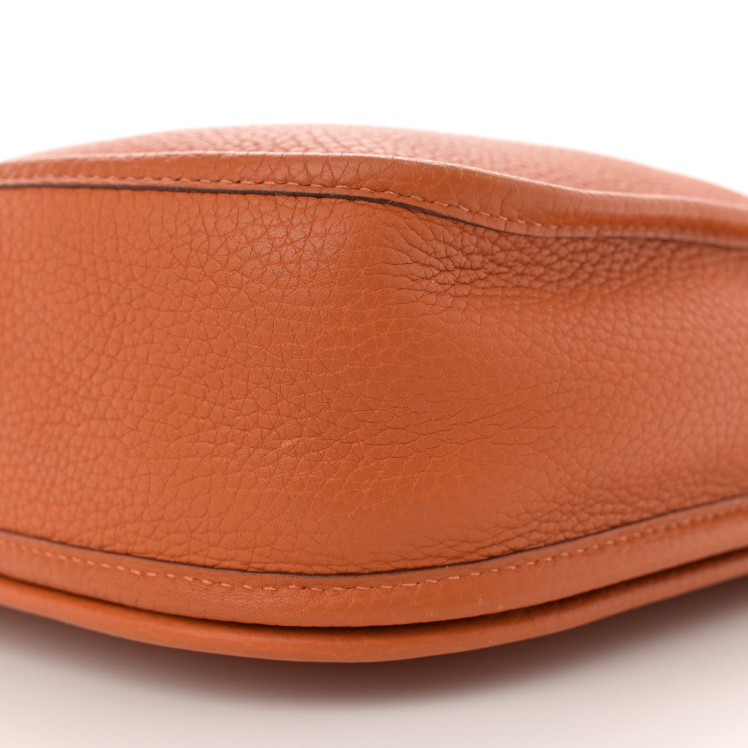 Hermes Taurillon Clemence Evelyne II PM Potiron 10 of 15