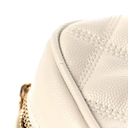 Saint Laurent Grain de Poudre Quilted 80's Vanity Bag Crema Soft 13 of 14