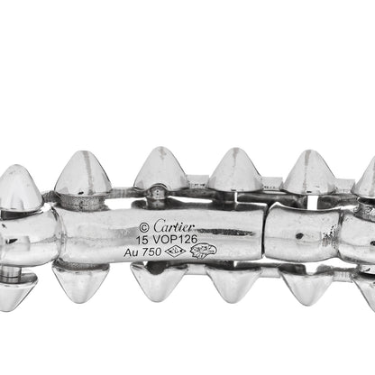 Cartier 18K White Gold Medium Clash De Bracelet 15 3 of 4