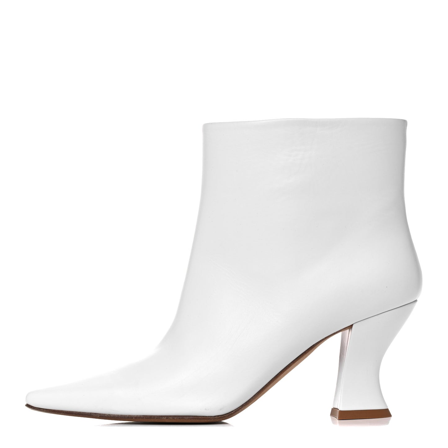 Calfskin Cloud Ankle Boots 39 White