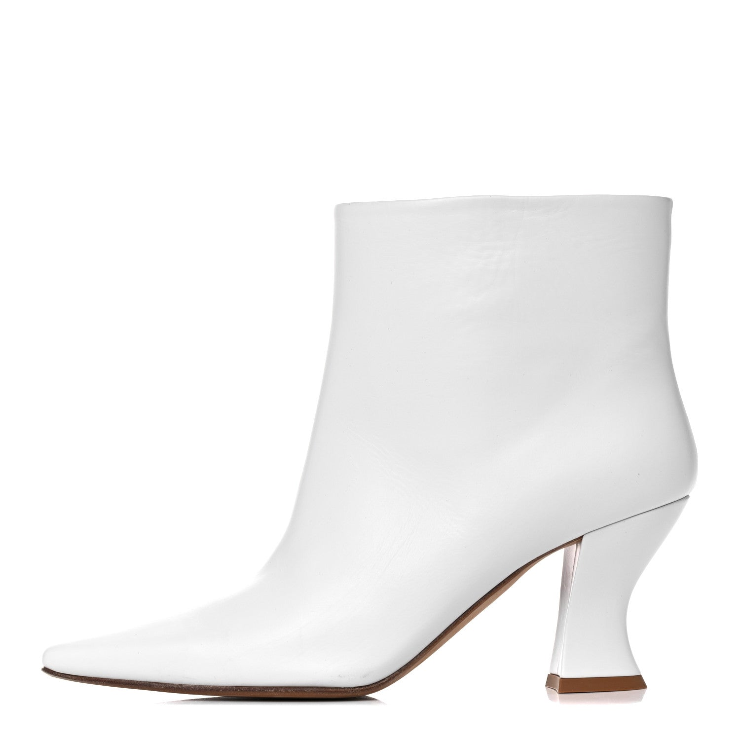 Bottega Veneta Calfskin Cloud Ankle Boots 39 White 1 of 6