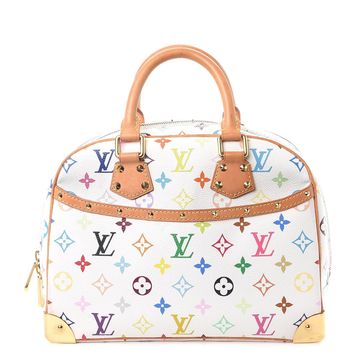 Monogram Multicolor Trouville White