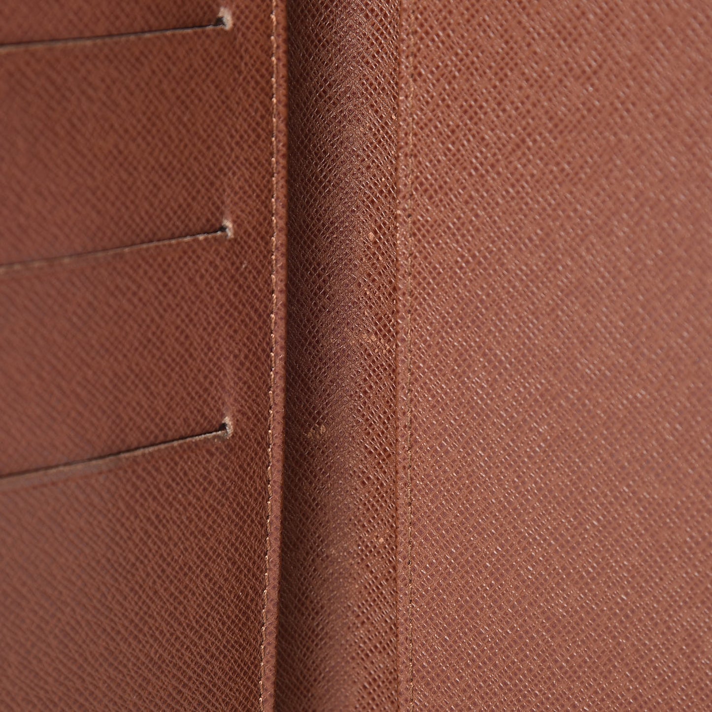 Monogram Checkbook Holder Case Wallet