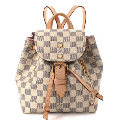 Louis Vuitton Damier Azur Sperone BB Backpack 1 of 12
