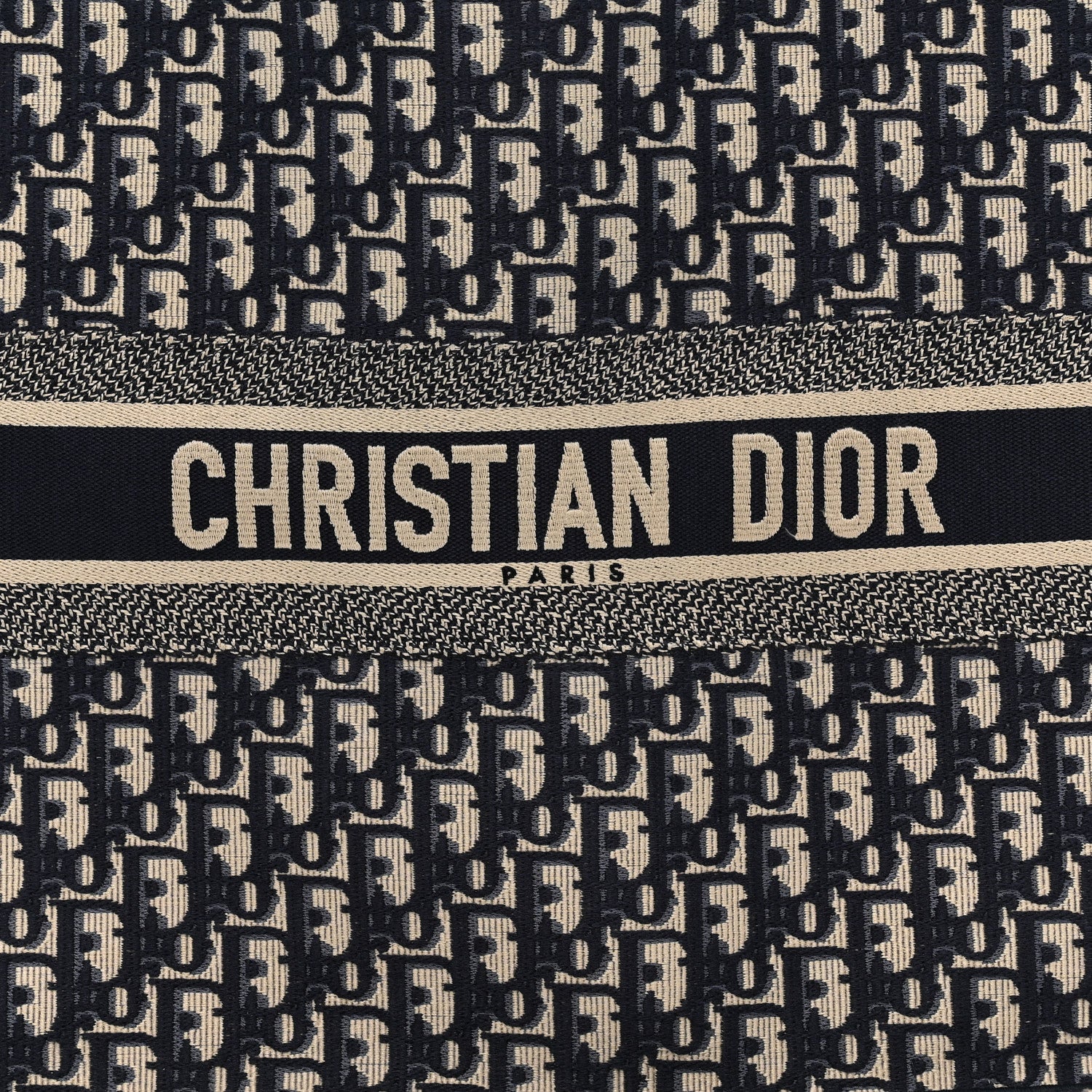 Christian Dior Oblique Large Book Tote Blue Multicolor 7 of 12