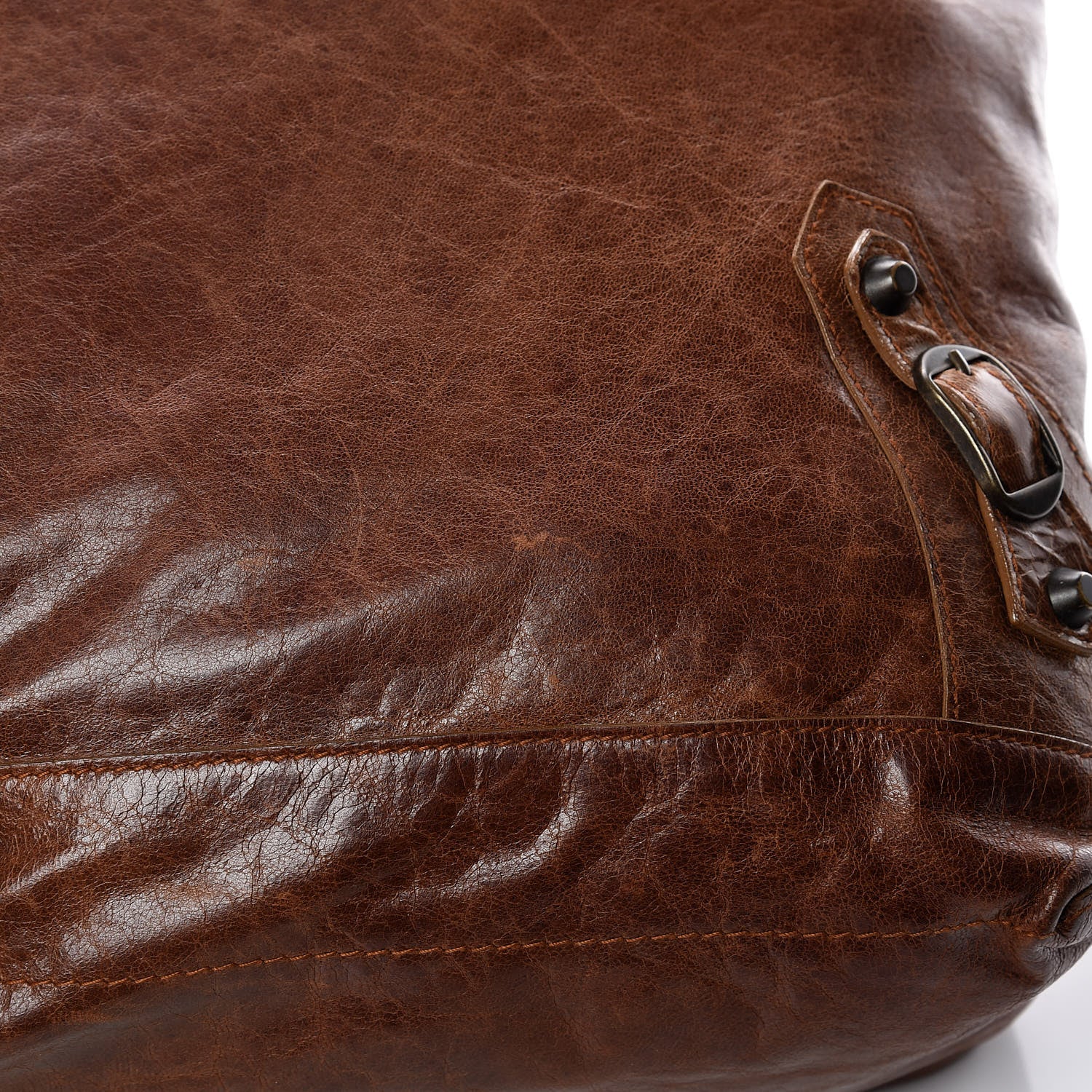 Balenciaga Agneau Classic Hardware Day Hobo Sienna 11 of 19