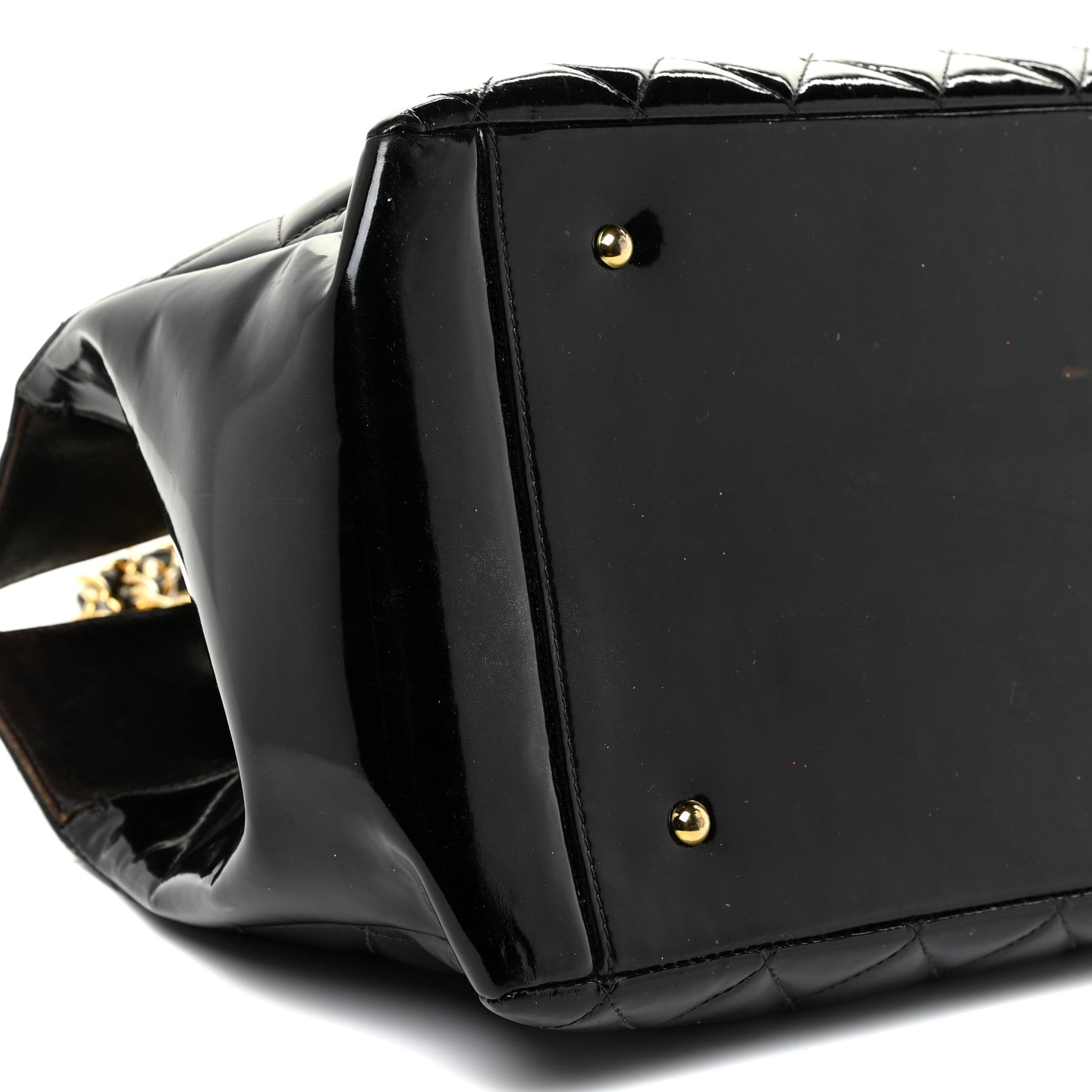 Chanel Patent Quilted Timeless CC Tote Black 8 of 27