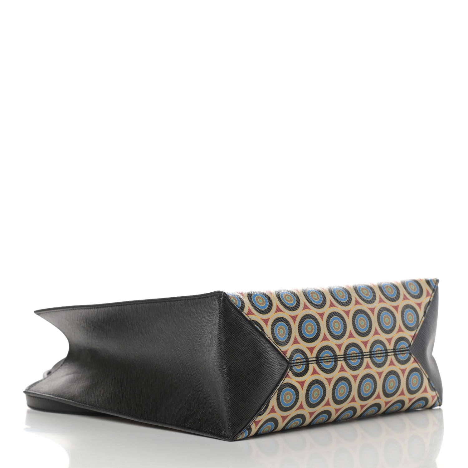 Givenchy Textured Coated Canvas Egyptian Circles Print Medium Shopper Tote Multicolor 3 of 4