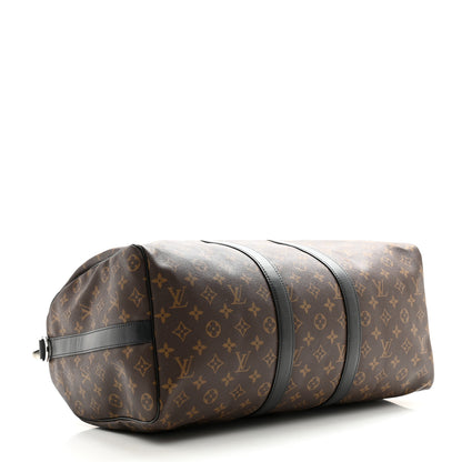 Louis Vuitton Monogram Macassar Keepall Bandouliere 45 3 of 10