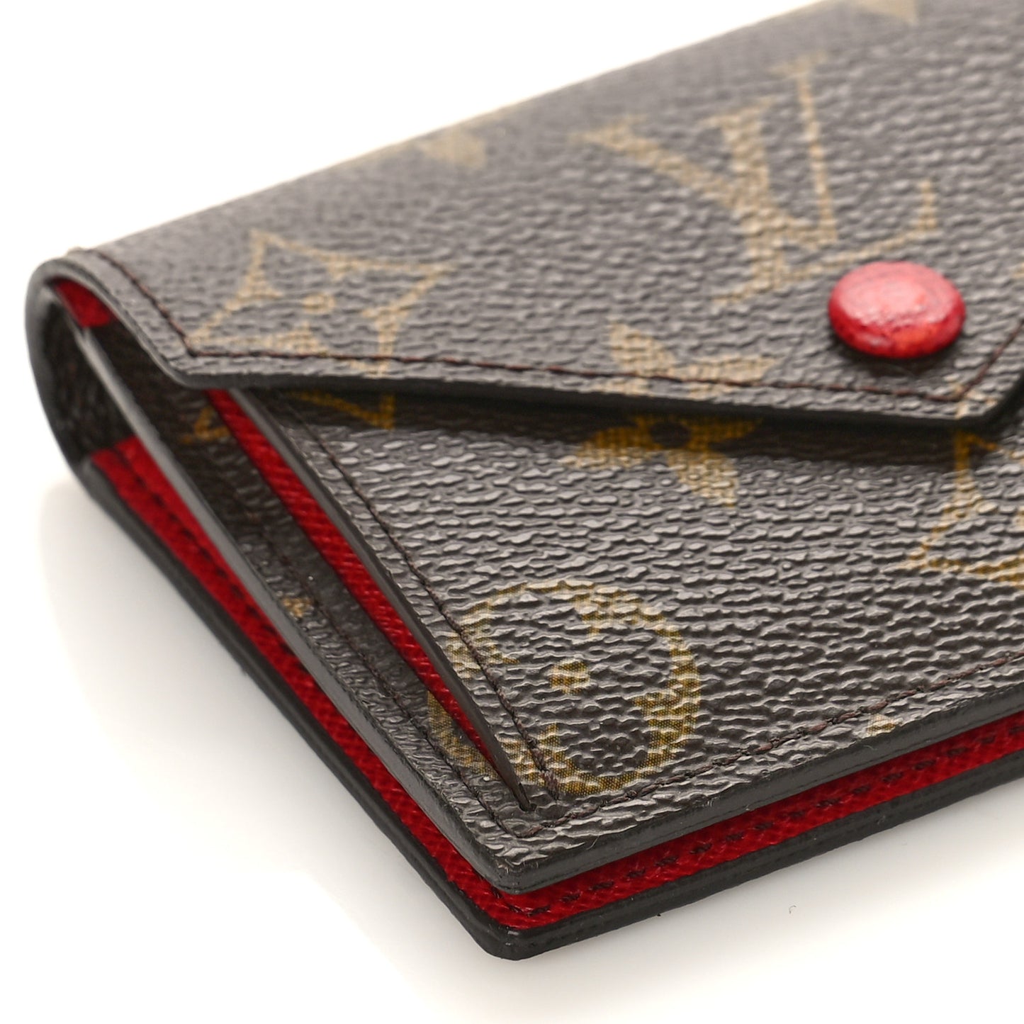 Monogram Compact Marie Wallet Rouge