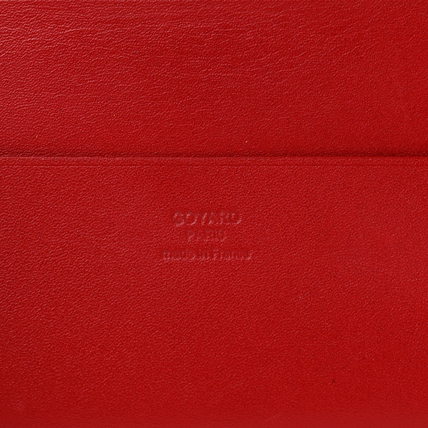 Goyardine Long Bi-Fold Wallet Red
