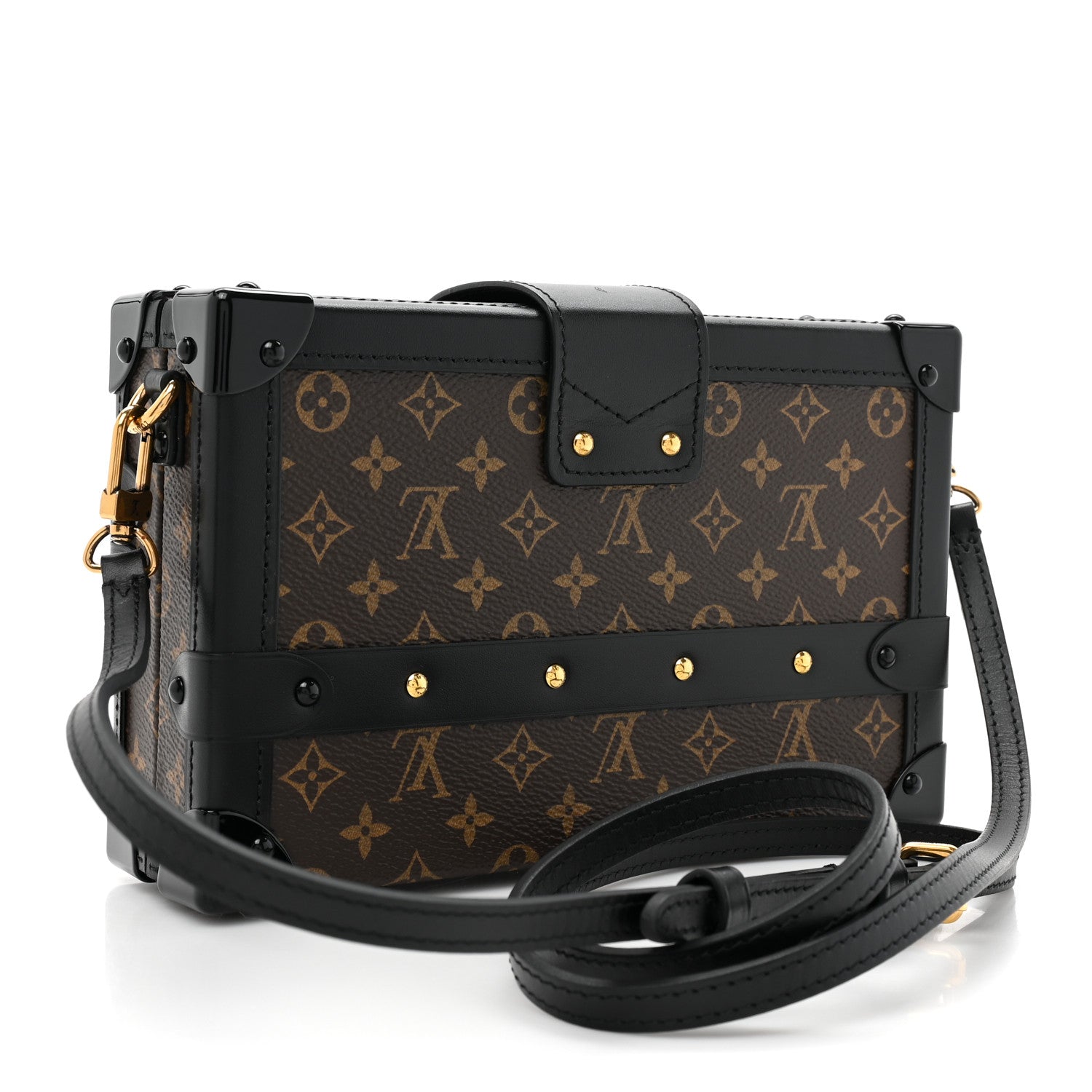 Louis Vuitton Monogram Petite Malle Black 3 of 8
