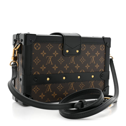 Louis Vuitton Monogram Petite Malle Black 3 of 8