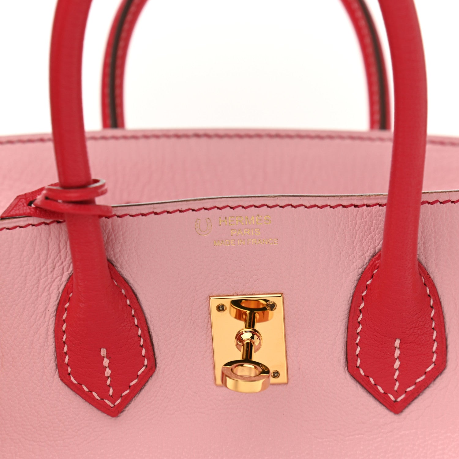 Hermes Chevre Mysore Horseshoe Birkin 25 Rose Sakura Bougainvillea 6 of 10