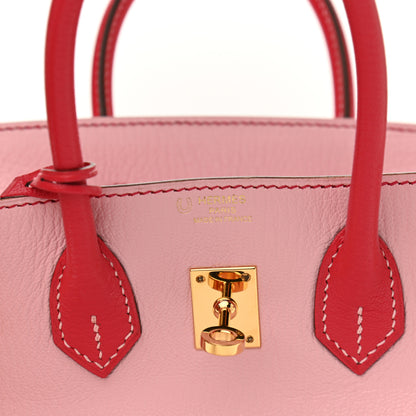 Hermes Chevre Mysore Horseshoe Birkin 25 Rose Sakura Bougainvillea 6 of 10