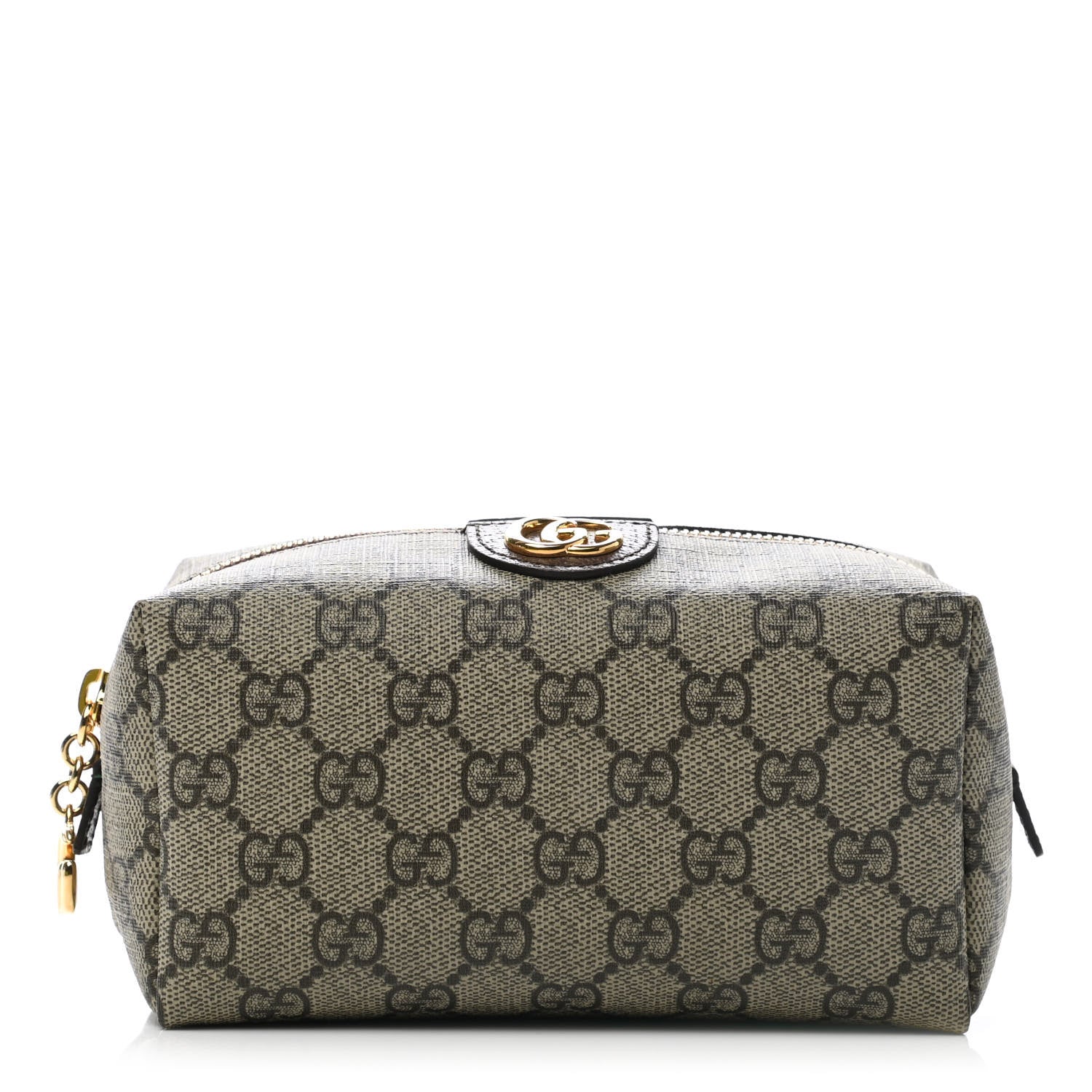 Gucci Soft GG Supreme Monogram Calfskin Medium Ophidia Cosmetic Case Beige Ebony New Acero 1 of 8