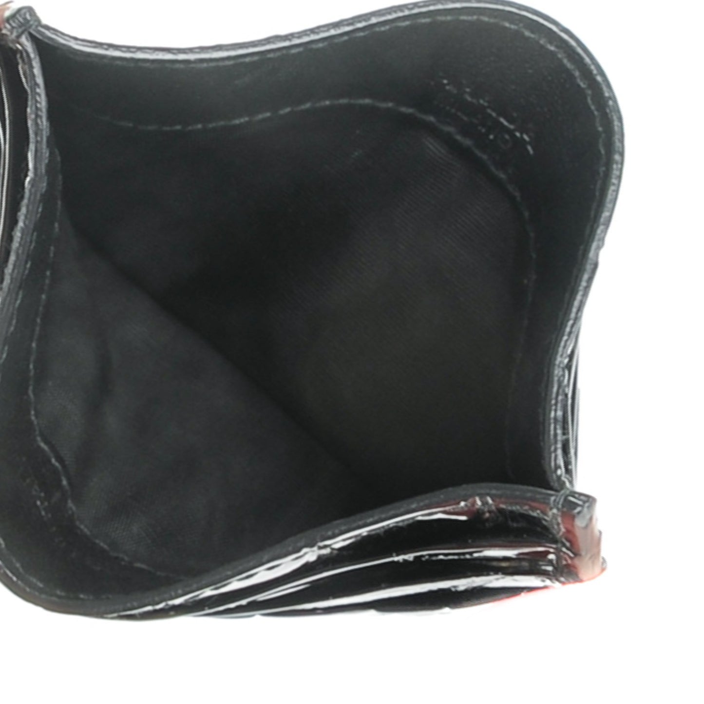 Calfskin Crocodile Embossed Card Case Black