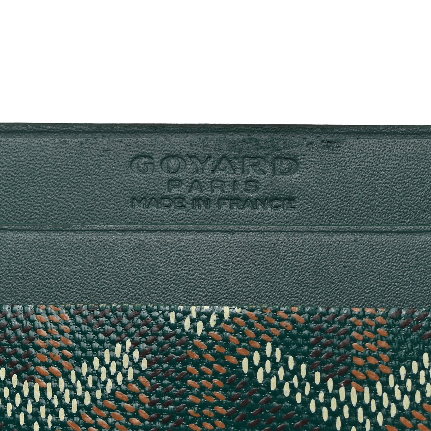 Goyardine Saint Sulpice Card Holder Green