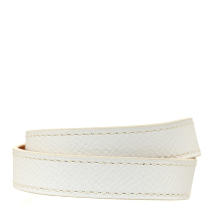 Hermes Epsom Kelly Double Tour Bracelet S White 3 of 5