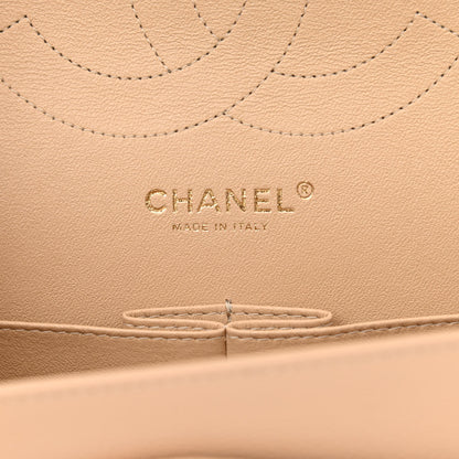 Chanel Caviar Quilted Jumbo Double Flap Beige 6 of 11