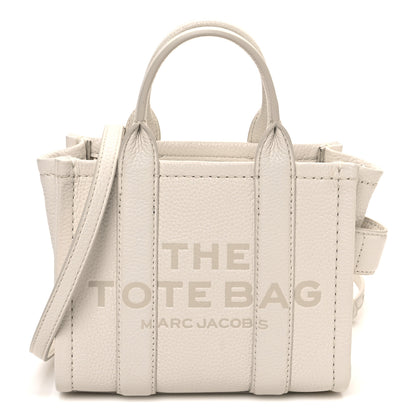 Marc Jacobs Grained Calfskin Mini The Tote Bag Cotton 1 of 11