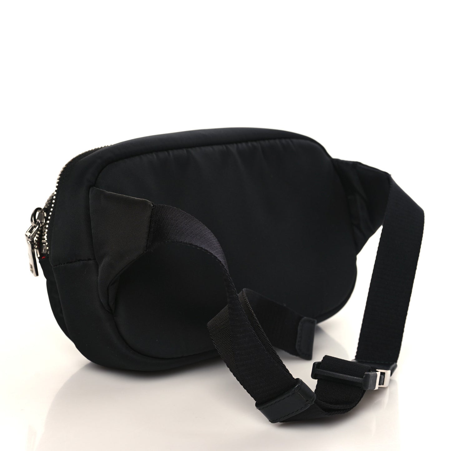 Tessuto Nylon Pocket Cargo Belt Bag Black Fuoco