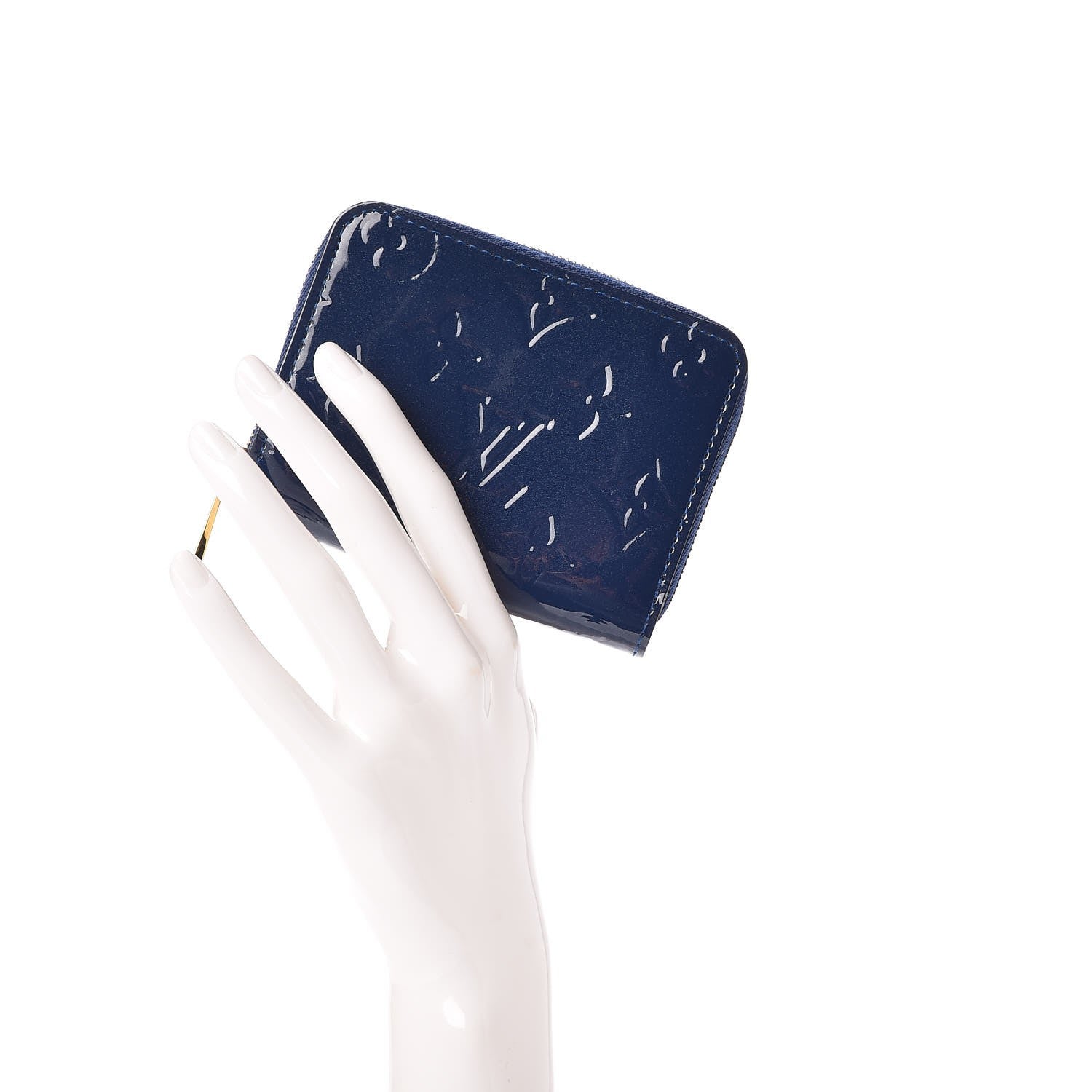 Louis Vuitton Vernis Zippy Coin Purse Grand Blue 2 of 7
