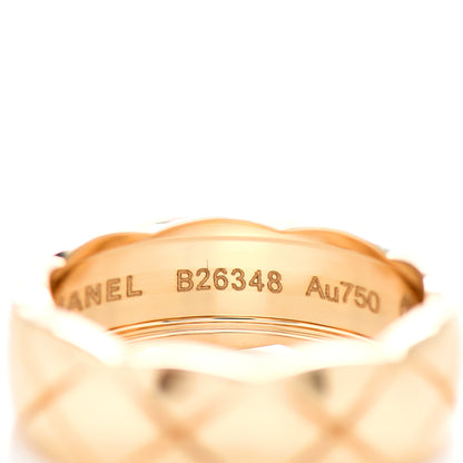 Chanel 18K Yellow Gold Small Coco Crush Ring 53 6.25 4 of 5
