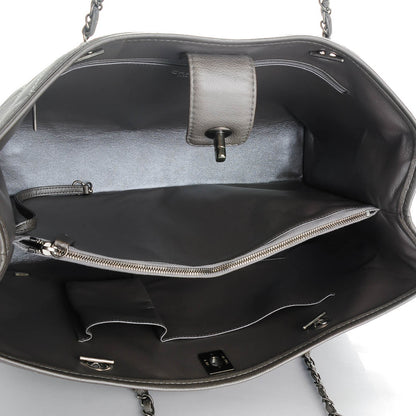 Chanel Metallic Caviar Large Be Caviar Tote Silver 5 of 7