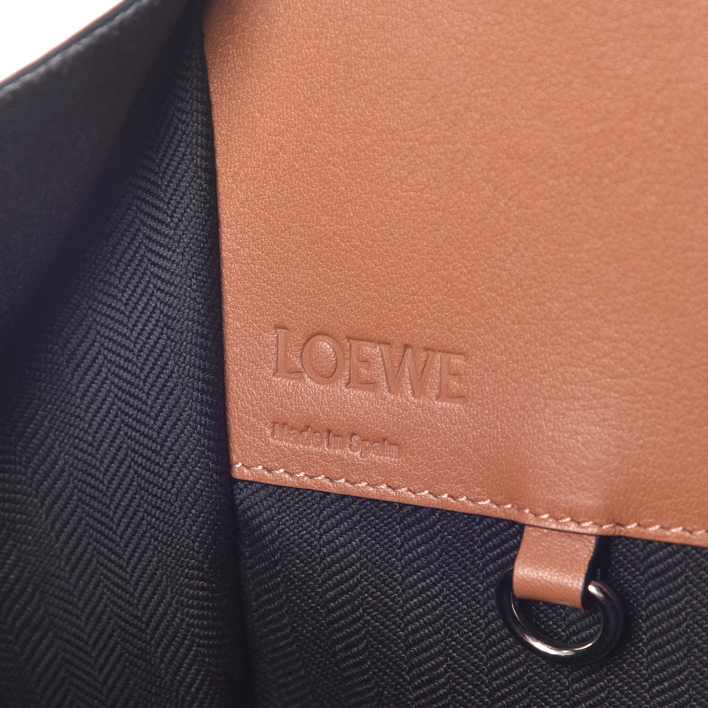 Calfskin Small Hammock Shoulder Bag Tan