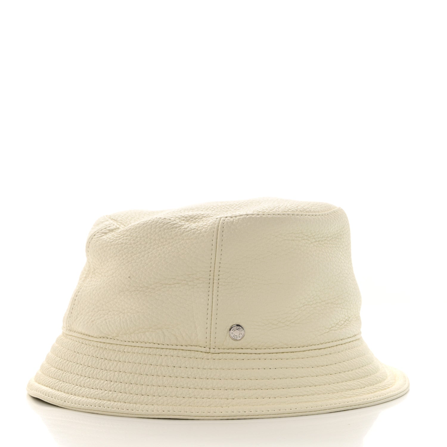 Hermes Cerf Lourd Calvi Bucket Hat 58 White Casse 7 of 11