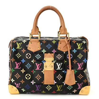 Louis Vuitton Monogram Multicolor Speedy 30 Black 1 of 13