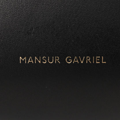 Mansur Gavriel Calfskin Mini Mini Bucket Bag Black Flamma 6 of 10