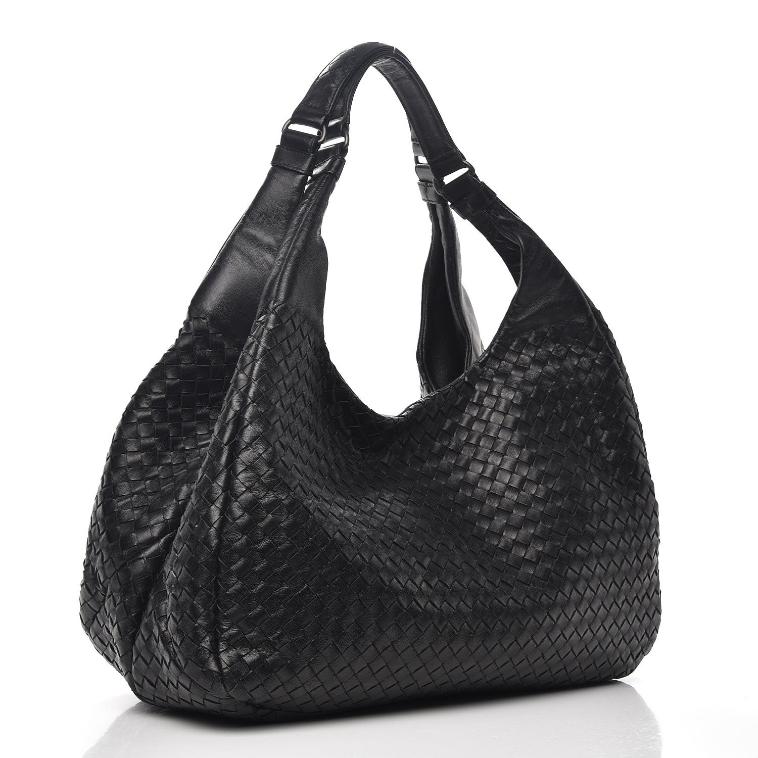 Bottega Veneta Nappa Intrecciato Large Campana Nero Black 4 of 10