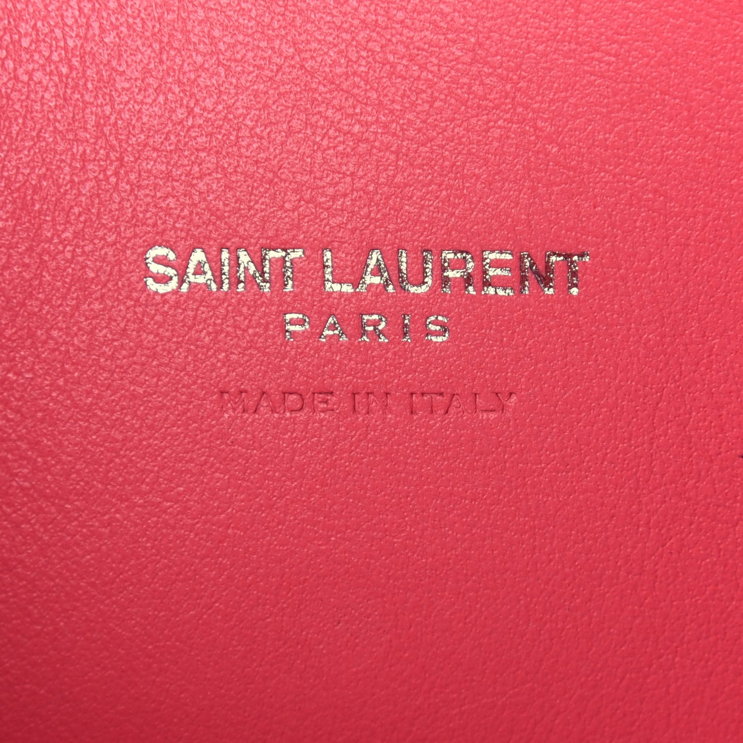Grained Calfskin Nano Sac De Jour Coral