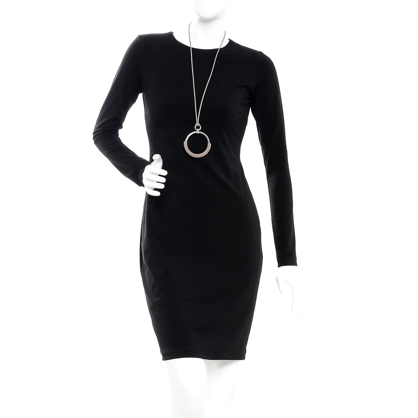 Swift Palladium Grand Loop Pendant Necklace Etoupe