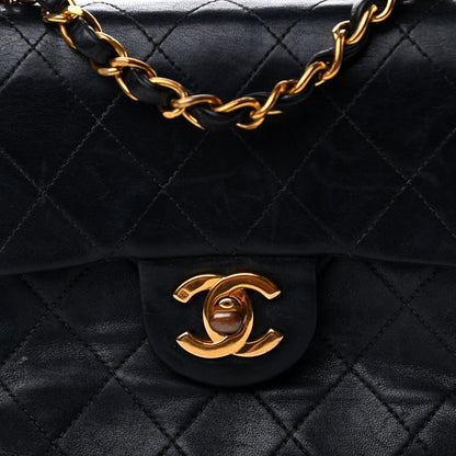 Chanel Lambskin Quilted Mini Square Flap Black 11 of 11